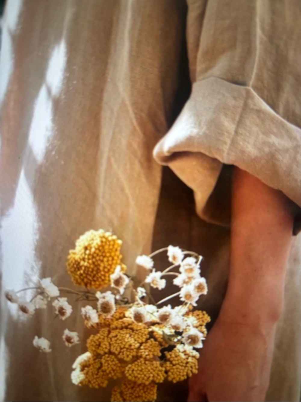 Linen Duster Kimono - Picture 2 of 8